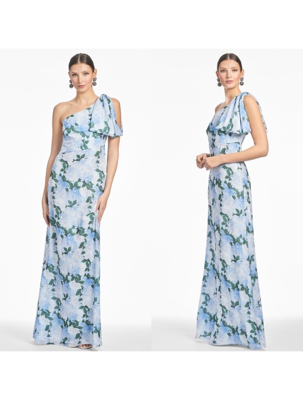 Sachin & Babi Chelsea Gown in Glacial Peonies size 10
